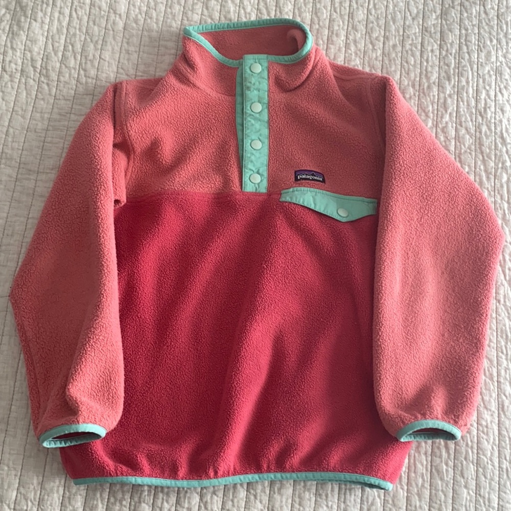 Patagonia girls synchilla snap fleece